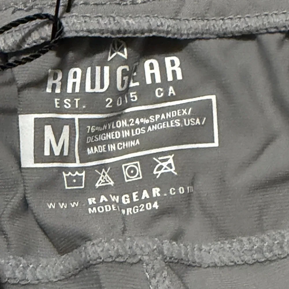 Rawgear Mens Model 204 Joggers Light Grey Athletic Training Pants Size M NEW